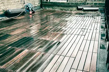 Deck Patio Hardwood floor Pressure Washing Finsbury Park Islington